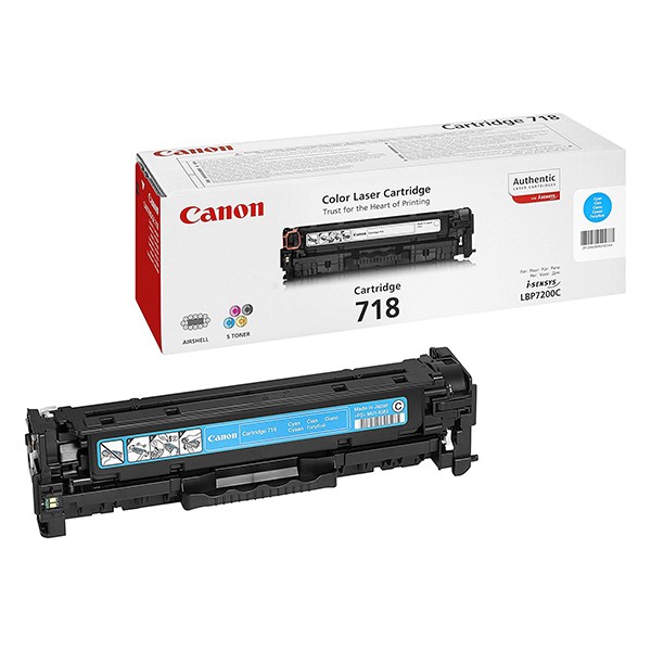 Canon 718 Toner Cartridge - Cyan